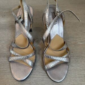 Michael Kors Women's Silver Strappy Sandals